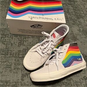 Vans Rainbow High-Top Sneakers